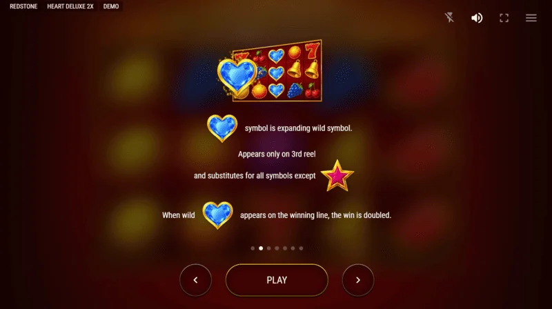 Heart Deluxe 2x - ชุดสัญลักษณ์: เลขเจ็ด, ระฆัง, ผลไม้